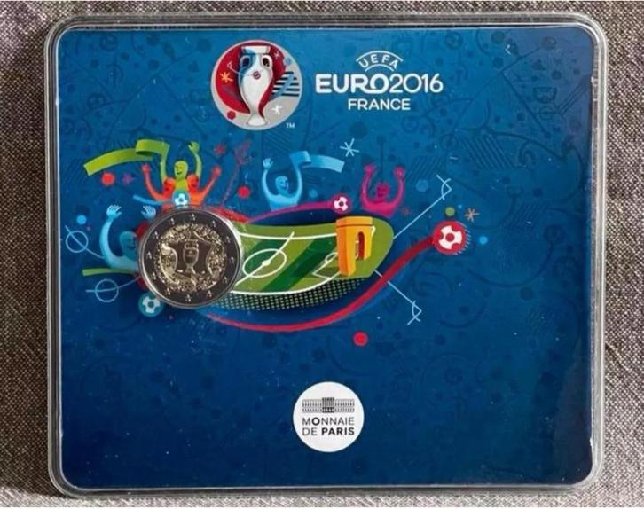 Frankrijk 2016 | 2 Euro | UEFA EURO 2016 | EK voetbal, Verzamelen, Sportartikelen en Voetbal, Nieuw, Overige typen, Buitenlandse clubs