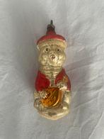 Antieke kerstbal - Kat met banjo, Diversen, Kerst, Ophalen of Verzenden, Gebruikt