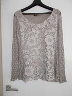Apart Dames dubbellaags shirt, Fame, Bruin, Maat 42/44 (L), Ophalen of Verzenden