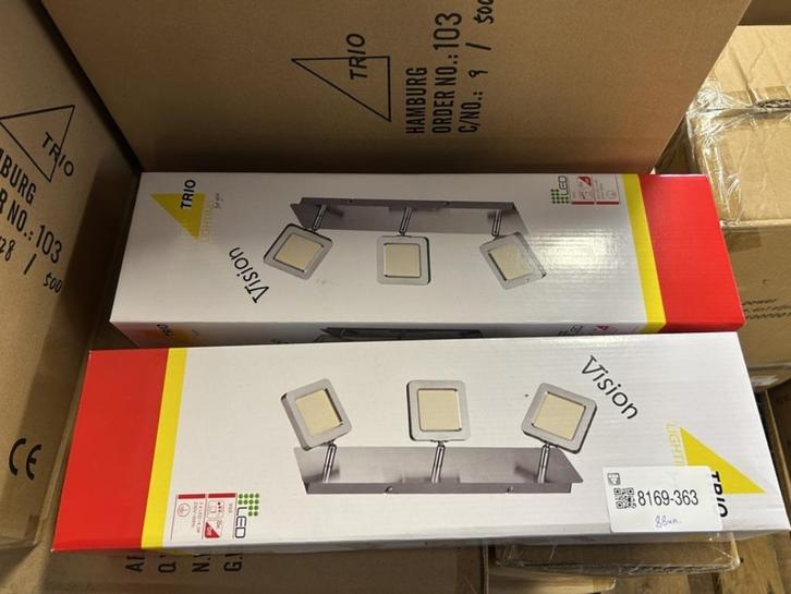plafondspots PARTIJ TRIO VISION 85 STUKS NIEUW IN DOOS, Huis en Inrichting, Lampen | Plafondlampen, Nieuw, Ophalen
