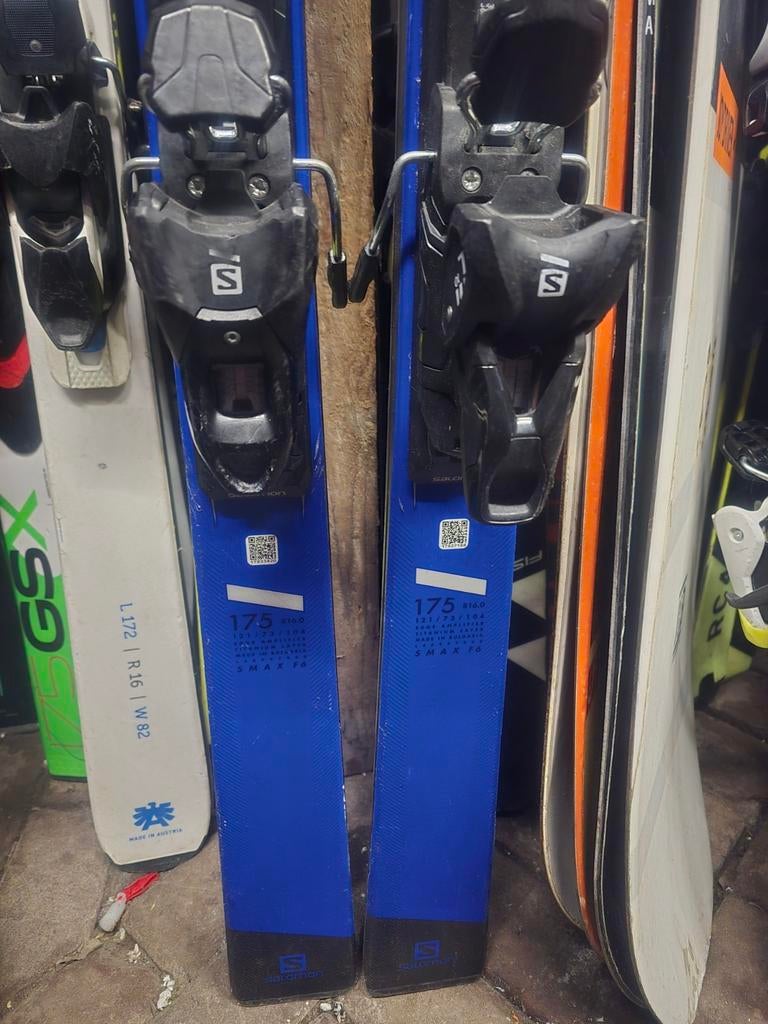 175cm SALOMON S/MAX F6, Sport en Fitness, Skiën en Langlaufen, 160 tot 180 cm, Zo goed als nieuw, Carve, Skiën