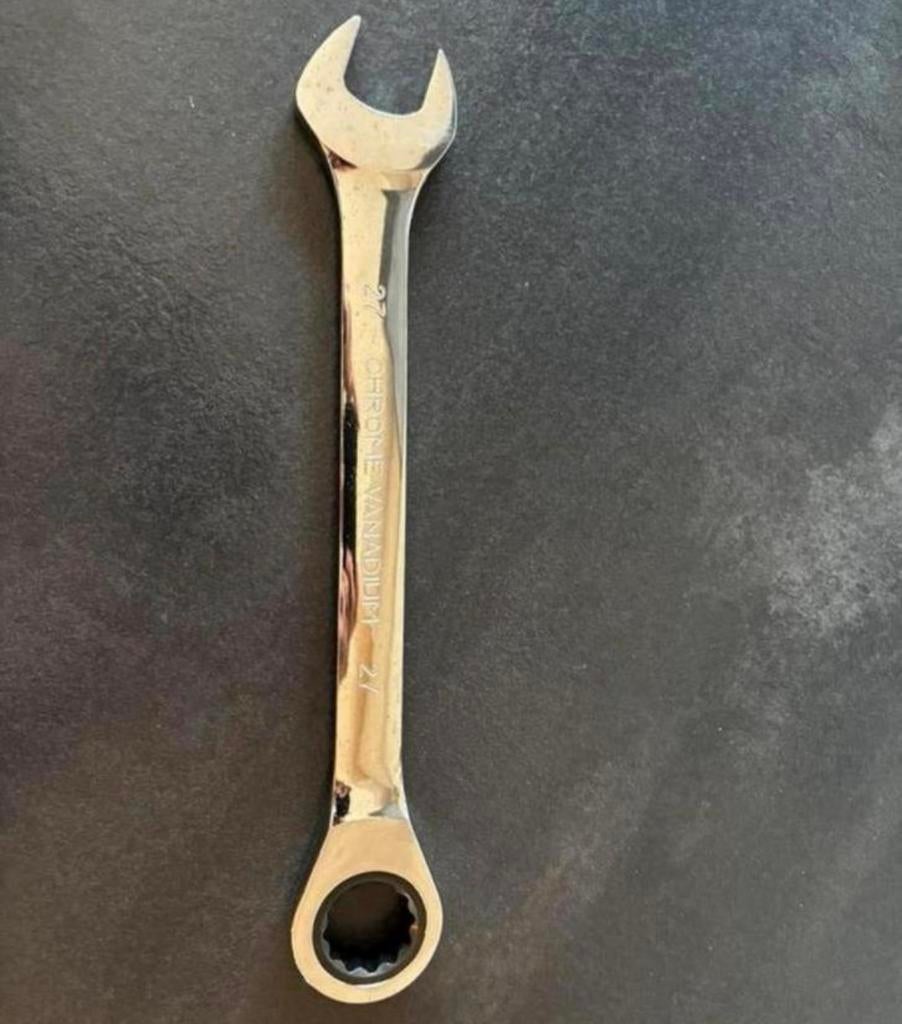 Nieuwe steeksleutel ringratel sleutel maat 27, Ophalen of Verzenden