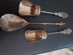 Zilveren of verzilverde suikerscheppen, Antiek en Kunst, Ophalen of Verzenden, Zilver