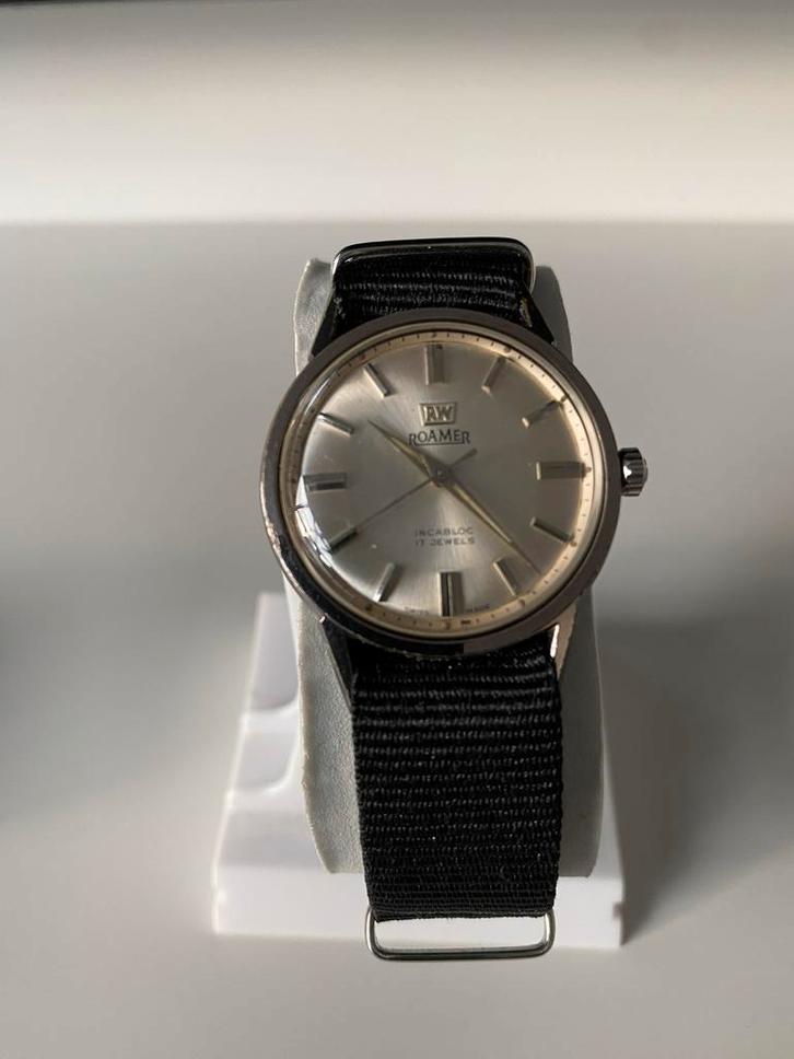 Vintage Roamer Polshorloge met Box - Stijlvol en Tijdloos, Sieraden, Tassen en Uiterlijk, Overige Accessoires, Gebruikt, Ophalen of Verzenden