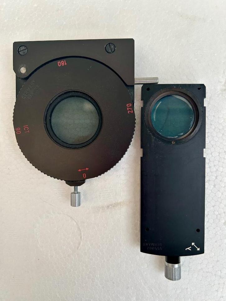 Leica  polarisatie filter set  DMR, Audio, Tv en Foto, Fotografie | Filters, Polarisatiefilter, Minder dan 50 mm, Ophalen of Verzenden