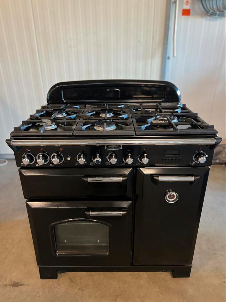 Luxe Falcon Classic 90 Fornuis – 90 cm | Gratis Bezorging!!, Witgoed en Apparatuur, Fornuizen, Zo goed als nieuw, Vrijstaand, Gas