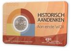 Nederlands-Indië 1/10 Gulden 1942S, 1939-1945 coincard WOII, Ophalen of Verzenden, Koningin Wilhelmina, 10 cent