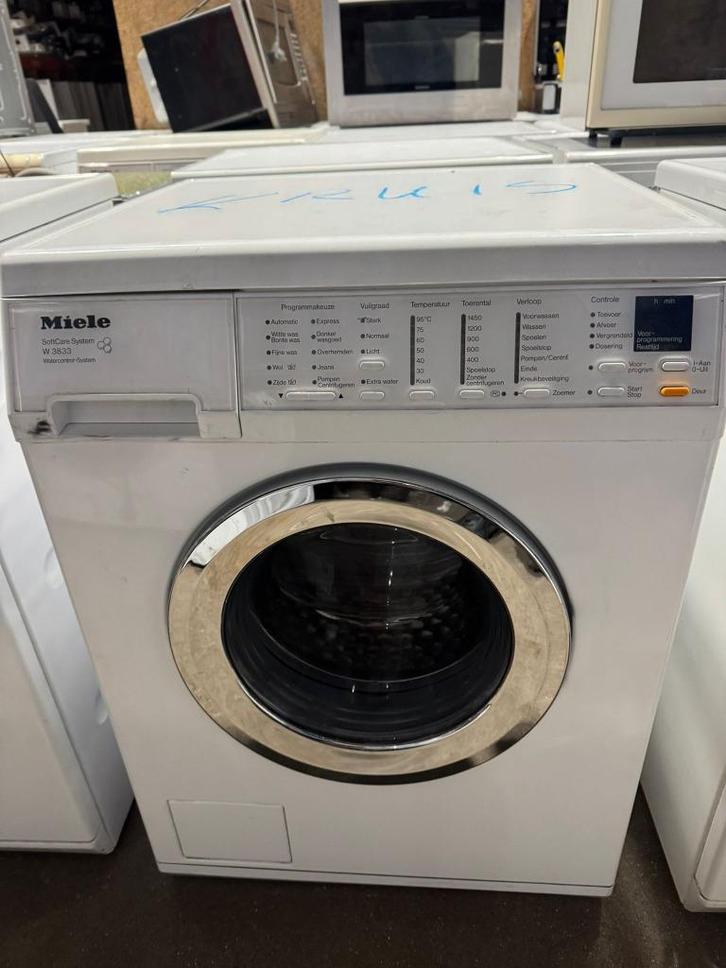 Miele Wasmachine schoon garantie bezorging, Witgoed en Apparatuur, Wasmachines, Zo goed als nieuw, Voorlader, 6 tot 8 kg, 85 tot 90 cm