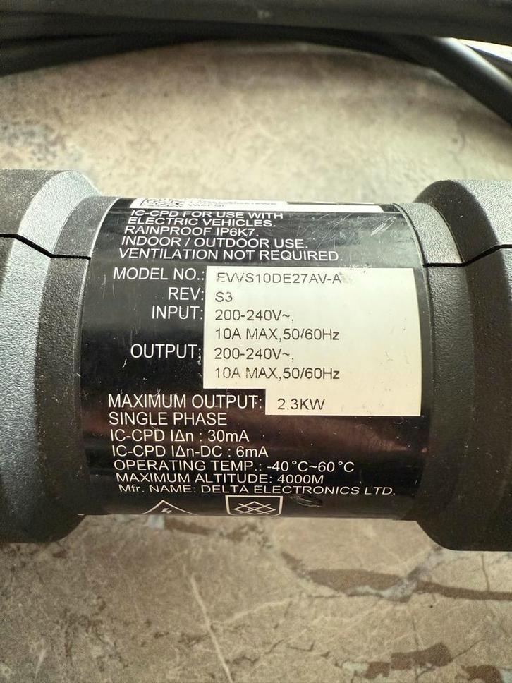 Volvo Thuis Oplaadkabel - Origineel, Auto-onderdelen, Elektronica en Kabels, Volvo, Gebruikt, Ophalen