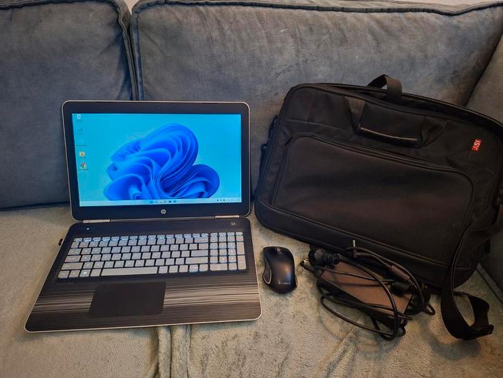 HP Pavilion 15-bc035nd Windows 11 laptop, Computers en Software, Windows Laptops, Zo goed als nieuw, 15 inch, HDD, SSD, 2 tot 3 Ghz