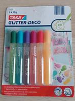 Tesa glitter deco 6 st 10 gr, Ophalen of Verzenden, Nieuw, Overige typen