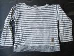 Ecru longsleeve grijs gestreept maat 98 Mango shirt, Kinderen en Baby's, Kinderkleding | Maat 98, Gebruikt, Mango, Ophalen of Verzenden