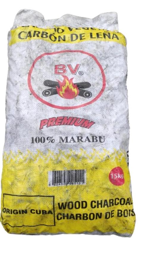 Marabu houtskool 15 kg nu voor €19,95, Tuin en Terras, Barbecue-accessoires, Nieuw, Ophalen of Verzenden