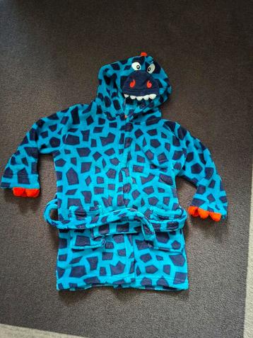 Stoere dino/drakenbadjas maat 98/104 beschikbaar voor biedingen