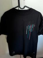 Malelions T-shirt Zwart - Maat M, Ophalen of Verzenden, Zo goed als nieuw, Maat 48/50 (M), Zwart
