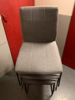 HAMMEL eetstoelen van de Jysk, 3 stuks voor maar 40,00 euro, Ophalen, Zo goed als nieuw, Grijs, Stof