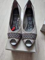 Jana peeptoe pumps nieuw!, Nieuw, Jana, Grijs, Ophalen of Verzenden