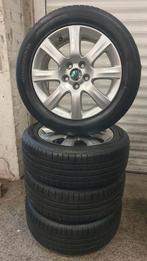 15"Originele Skoda 5x100 Fabia/Roomster/Polo/Ibiza LM Banden, Gebruikt, 15 inch, Banden en Velgen, Ophalen of Verzenden