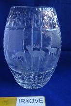 TOPPER!! * KRISTAL PRACHT VAAS * Boheems *, Verzenden