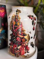 Vaas kerst handgemaakt, Antiek en Kunst, Antiek | Vazen, Ophalen of Verzenden