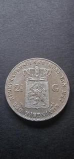 2 1/2 Gulden Willem II 1849, Postzegels en Munten, Munten | Nederland, 1 gulden, Zilver, Ophalen of Verzenden, Losse munt