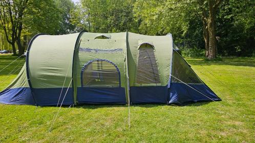 Tunneltent 6 persoons groot goede kwaliteit, Caravans en Kamperen, Tenten, tot en met 6, Gebruikt, Ophalen
