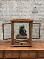 Uniek antiek laboratoriumkastje met origineel etiket 1917, Ophalen of Verzenden