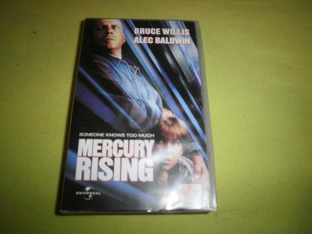 MERCURY RISING! Thriller met Bruce Willis Op VIDEO!, Vanaf 16 jaar, Verzenden, Zo goed als nieuw, Thrillers en Misdaad
