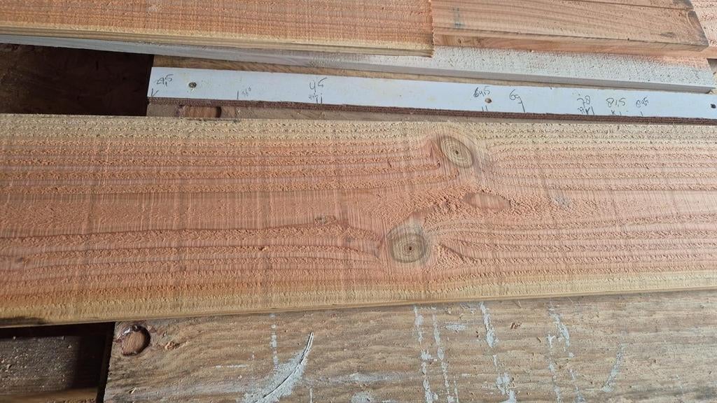 Douglas Zweeds Rabatdelen - Hout voor Buiten! 11 26x200x5000, Geïmpregneerd, 25 tot 50 mm, Nieuw, Ophalen of Verzenden