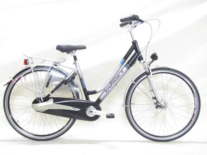 Target New york grijs dames 50cm 28inch, Fietsen en Brommers, Fietsen | Dames | Damesfietsen, Gebruikt, Overige merken, Versnellingen