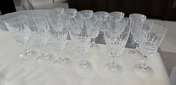 Kristallen Glazen Set 24 stuks beschikbaar voor biedingen