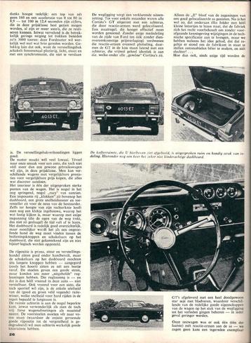 Autovisie test Ford Cortina 1600 GT 1968 beschikbaar voor biedingen