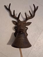 Gietijzeren Bel met Hertenkop - Nieuw!, Ophalen, Nieuw