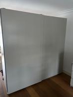 GRATIS: Hasvik schuifdeur grijsbeige pax kast ikea, Huis en Inrichting, Kasten | Kledingkasten, Ophalen, Gebruikt, 200 cm of meer