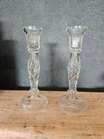 Antieke Engelse kandelaars, Antiek en Kunst, Antiek | Kandelaars, Ophalen of Verzenden, Koper of Brons