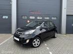 Kia Picanto 1.0 CVVT✓Airco ✓5 Deurs, Voorwielaandrijving, Stof, Gebruikt, Zwart