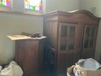 Antiek kerk meubilair tafels banken biechtstoelen en kasten, Antiek en Kunst, Ophalen