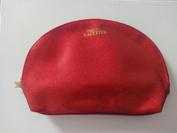Nieuw Jean Paul Gaultier Rood Glitter Make Up Tasje, Sieraden, Tassen en Uiterlijk, Toilettassen, Nieuw, Dame, Rood, Ophalen of Verzenden