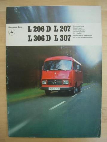 Mercedes 206D 207 306D 307 Brochure 1973 - 206 306 - Hanomag beschikbaar voor biedingen