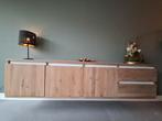 Houten Dressoir met Lades en Deuren, Huis en Inrichting, Ophalen, 200 cm of meer, Modern, 25 tot 50 cm