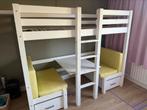 Hoogslaper + zitje en extra bed, Ophalen, Zo goed als nieuw, Hoogslaper