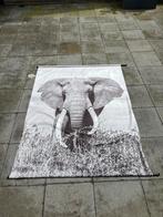 Wanddoek olifant, Tuin en Terras, Ophalen, Zo goed als nieuw
