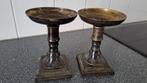 2. Bronzen kandelaars, Antiek en Kunst, Antiek | Koper en Brons, Ophalen of Verzenden, Brons