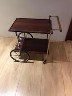 Zeldzame vintage bar/drank/serveertafel/wagen € 225,00, Ophalen