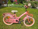 Loekie 16 inch meisjesfiets kinderfiets, Fietsen en Brommers, Fietsen | Kinderfietsjes, Ophalen, Gebruikt, 16 tot 20 inch, Loekie