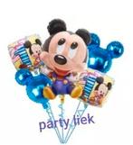 MICKEY MOUSE  1E  verjaardag ballonnen set nr M112, Nieuw, Versiering, Ophalen of Verzenden, Verjaardag