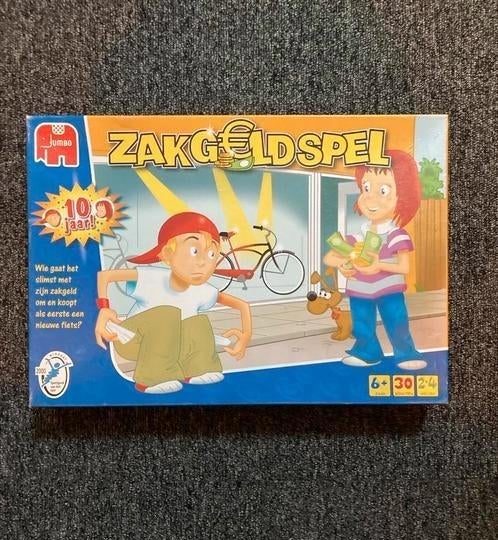 Zakgeld spel, Hobby en Vrije tijd, Gezelschapsspellen | Bordspellen, Een of twee spelers, Ophalen of Verzenden, Zo goed als nieuw