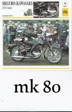 Mk80 motorkaart meguro kawasaki 250 s3 junior, Ophalen of Verzenden, Zo goed als nieuw, Auto's