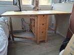 Ikea Norden Inklapbaar Bureau - Berkenhout, Ophalen, Rechthoekig, 50 tot 100 cm