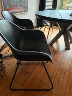 Kuipstoelen | Eetkamer 4x, Ophalen, Overige materialen, Zwart, Zo goed als nieuw